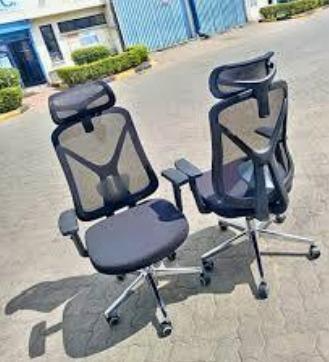 Black Orthopedic Office Chair